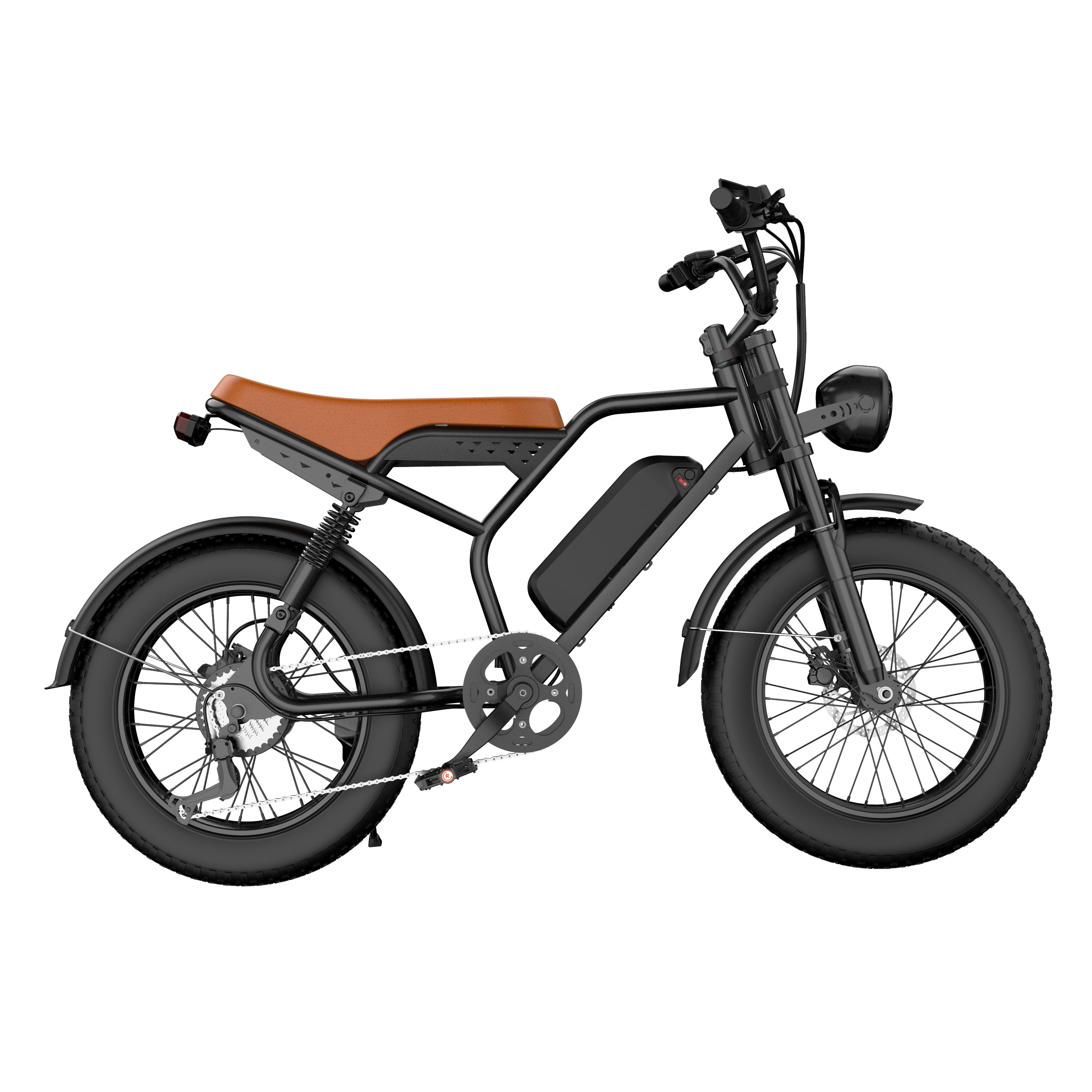 Laifook Bicicleta Elétrica U11 com Pneus Largos e Alta Autonomia
