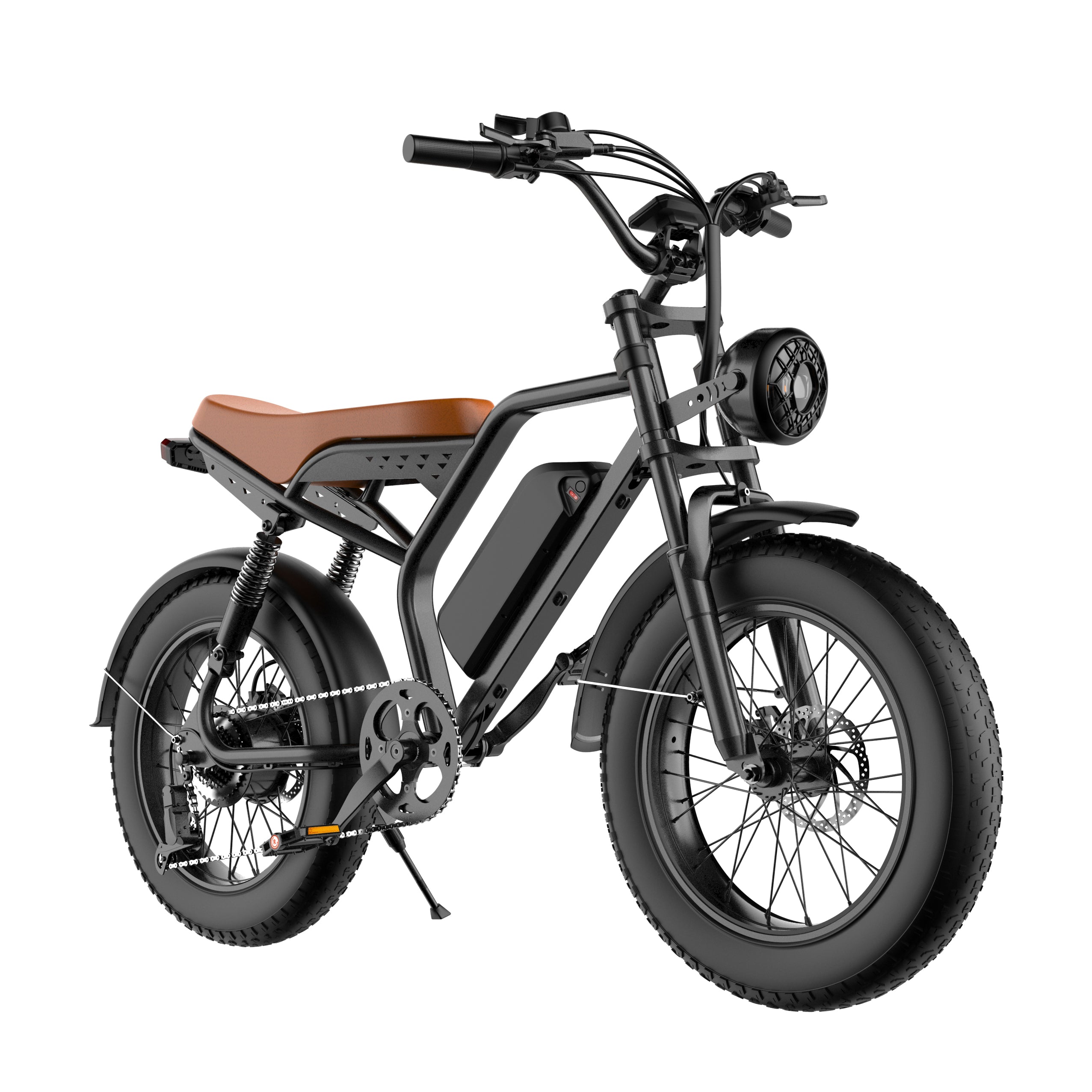 Laifook Bicicleta Elétrica U11 com Pneus Largos e Alta Autonomia