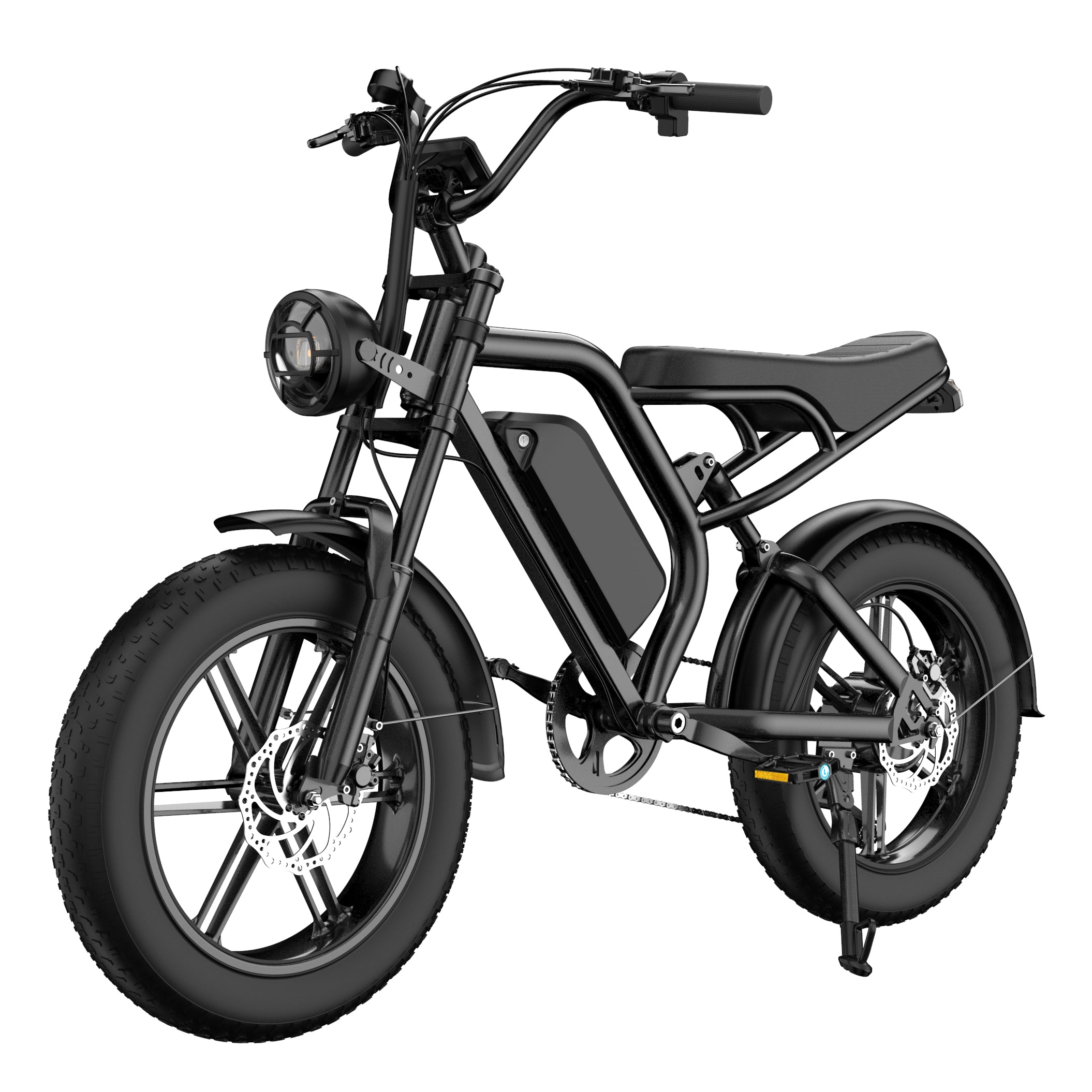 Laifook Bicicleta Elétrica U15 com Pneus Largos e Alta Autonomia